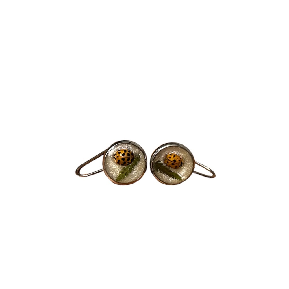 Lady Bug Earrings
